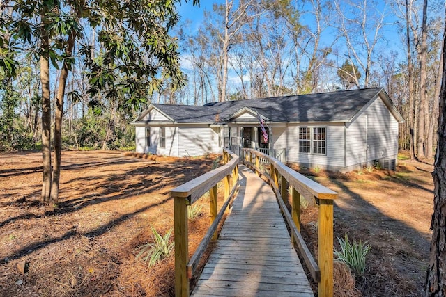 view of front of home