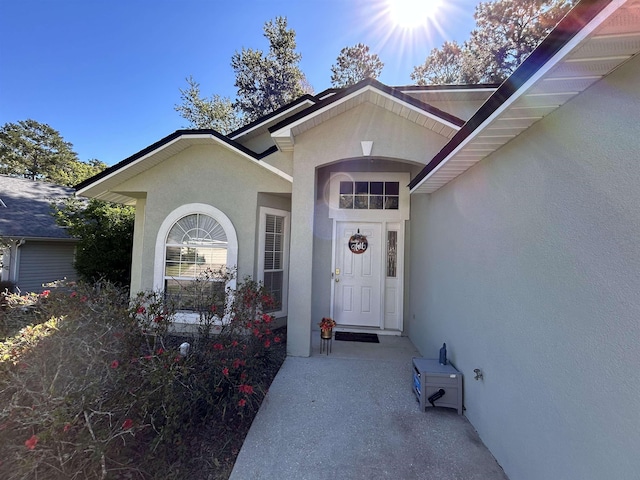 view of entrance to property