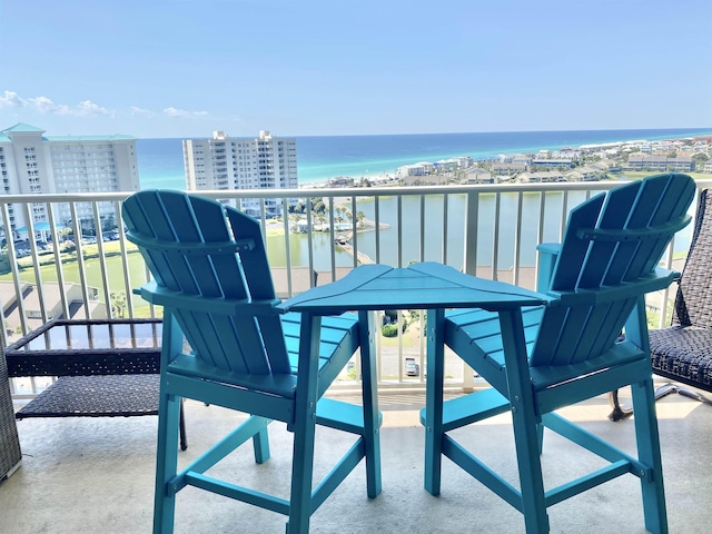 122 Seascape Dr Unit 1406, Destin, FL 32550 - balcony featuring a water view
