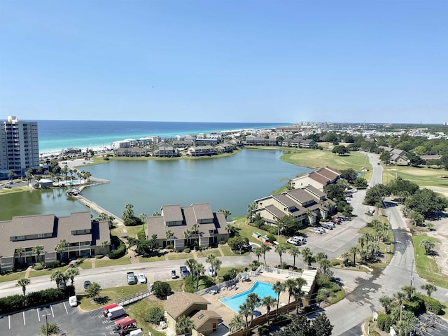 122 Seascape Dr Unit 1406, Destin, FL 32550 - drone / aerial view of a large body of water and a pool