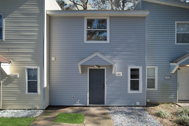 view of back of property