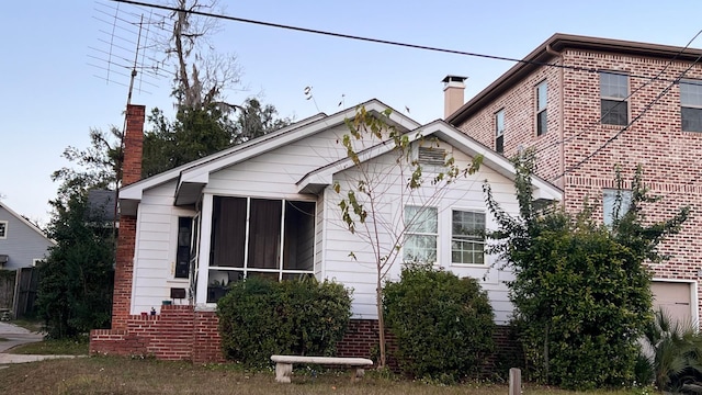 view of bungalow-style house