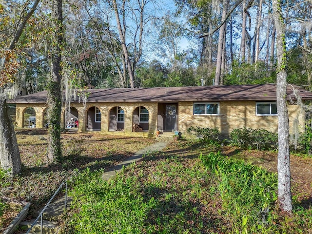 view of ranch-style house