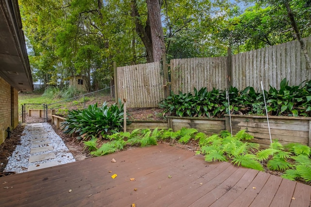 view of deck