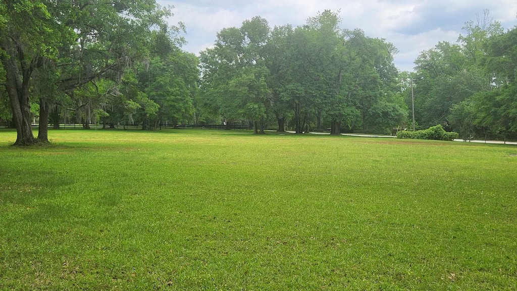 11072 Tung Grove Rd, Tallahassee, FL 32317 - view of yard featuring fence and a forest view