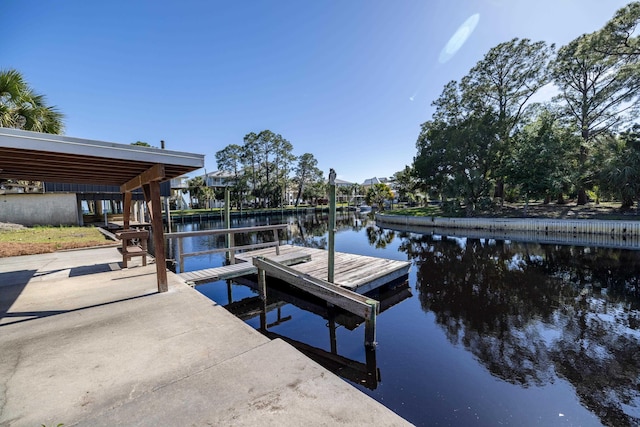 1548 Shell Point Rd, Crawfordville, FL 32327 - dock featuring a water view