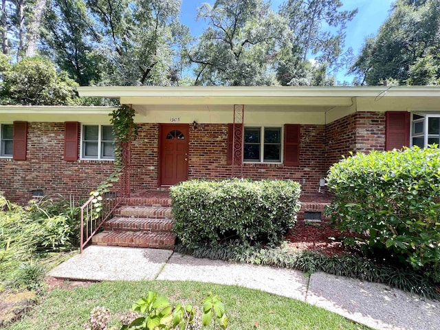 view of front of house with a porch