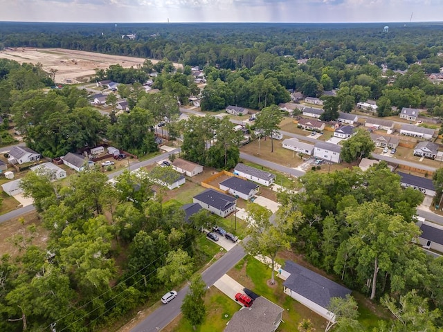 aerial view featuring a residential view