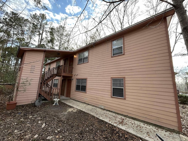 view of back of property