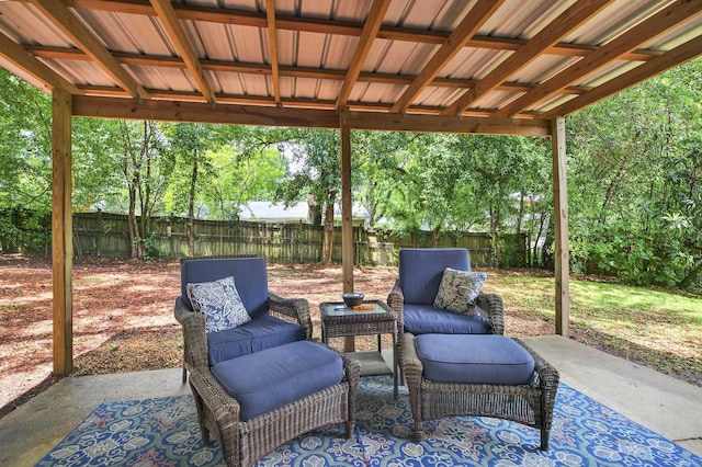 1816 Aaron Rd, Tallahassee, FL 32303 - fenced backyard with a patio area