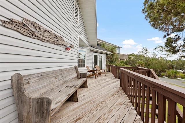 40 Carrol Dr, Crawfordville, FL 32327 - view of wooden deck