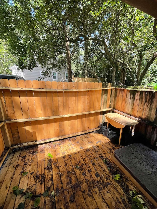 view of patio / terrace featuring a deck