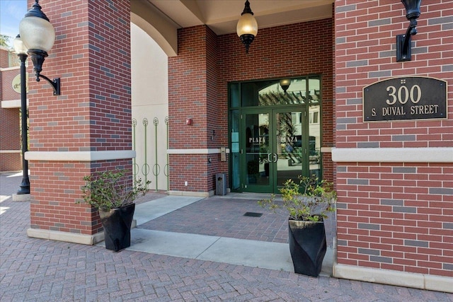 300 S Duval St Unit 1402, Tallahassee, FL 32301 - doorway to property featuring french doors and brick siding