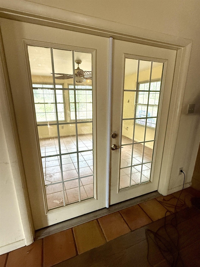 doorway to outside with a healthy amount of sunlight