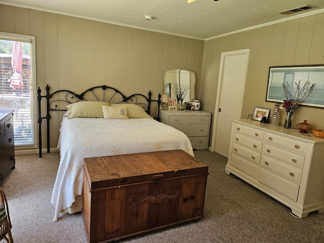 819 Abbiegail Dr, Tallahassee, FL 32303 - carpeted bedroom featuring ornamental molding