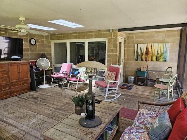 819 Abbiegail Dr, Tallahassee, FL 32303 - deck with ceiling fan