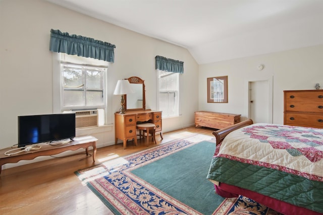 1118 W Green St, Perry, FL 32347 - bedroom featuring wood finished floors and lofted ceiling