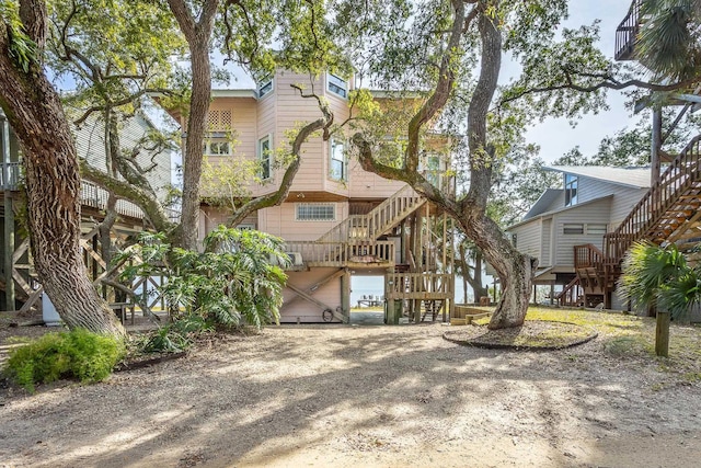 view of rear view of property