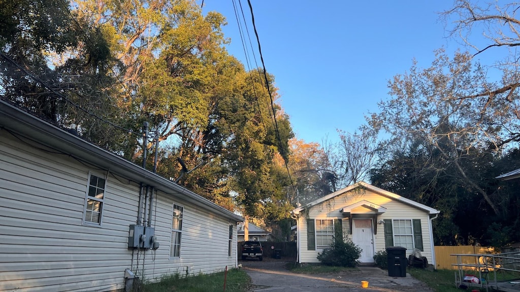 view of property exterior