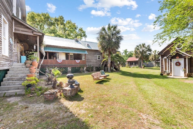 view of yard