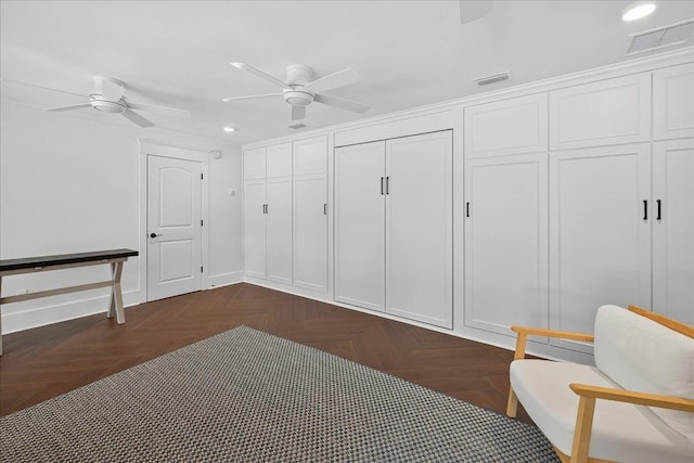 4640 Grove Park Dr, Tallahassee, FL 32311 - living area featuring recessed lighting and ceiling fan
