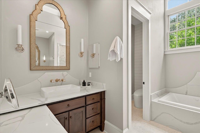 4640 Grove Park Dr, Tallahassee, FL 32311 - full bath with vanity and a bath