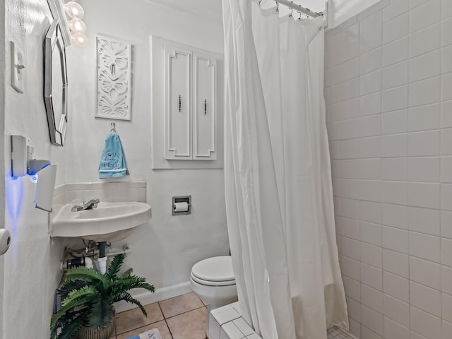 6 Parker Ave Unit 3 & 4, Lanark Village, FL 32323 - bathroom featuring tile patterned flooring and a tile shower
