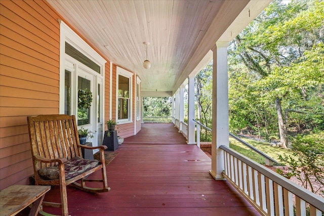 727 Miccosukee Rd -, Unit Tallahassee, FL 32308 - view of wooden porch