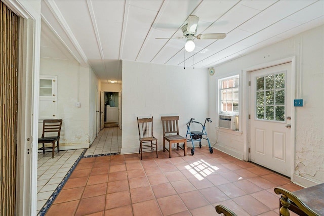 727 Miccosukee Rd -, Unit Tallahassee, FL 32308 - tiled foyer featuring ceiling fan and cooling unit