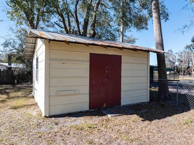 view of outbuilding