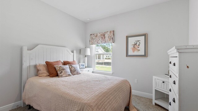 bedroom with carpet flooring