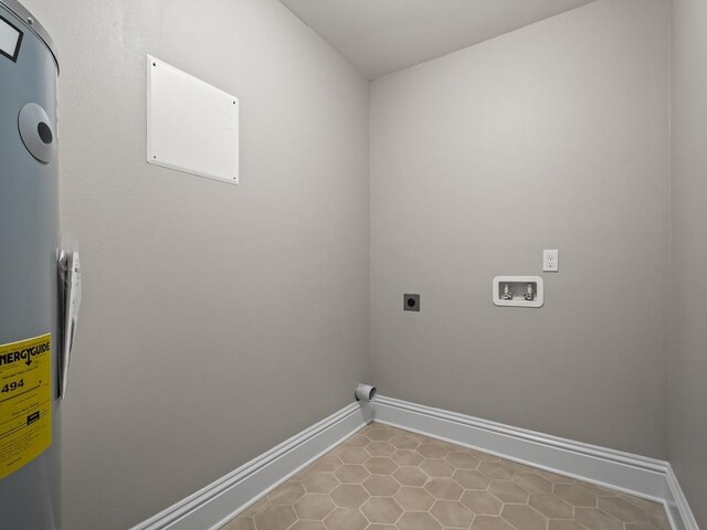 161 Broken Bow Trl, Crawfordville, FL 32327 - clothes washing area with laundry area, hookup for a washing machine, hookup for an electric dryer, and baseboards
