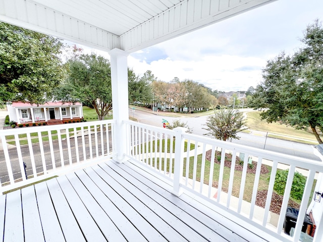 view of deck