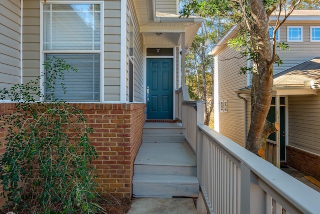 view of property entrance