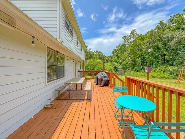 7420 Hickock Ct, Tallahassee, FL 32311 - view of wooden terrace