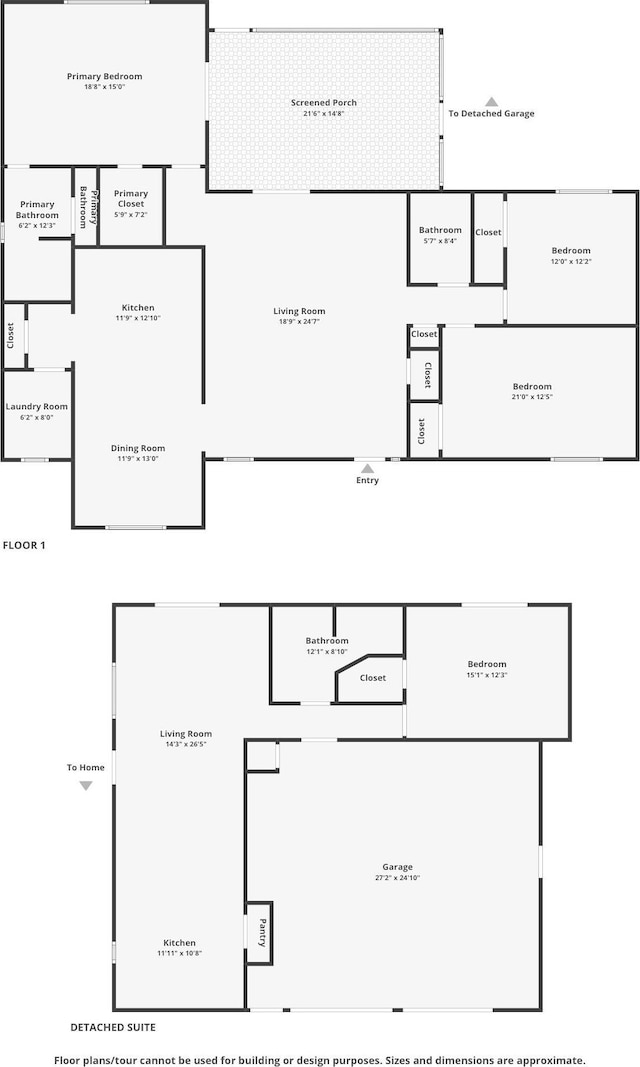 594 Green Oaks Rd, Havana, FL 32333 - view of floor plan / room layout