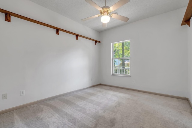1520 Breamstone Rdg, Tallahassee, FL 32312 - unfurnished room with ceiling fan, light colored carpet, and baseboards