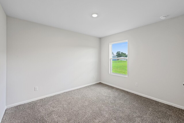 empty room featuring carpet