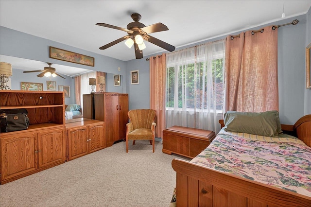3508 Trillium Ct, Tallahassee, FL 32312 - bedroom with carpet and ceiling fan