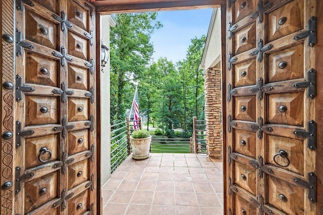 3508 Trillium Ct, Tallahassee, FL 32312 - doorway with light tile patterned floors