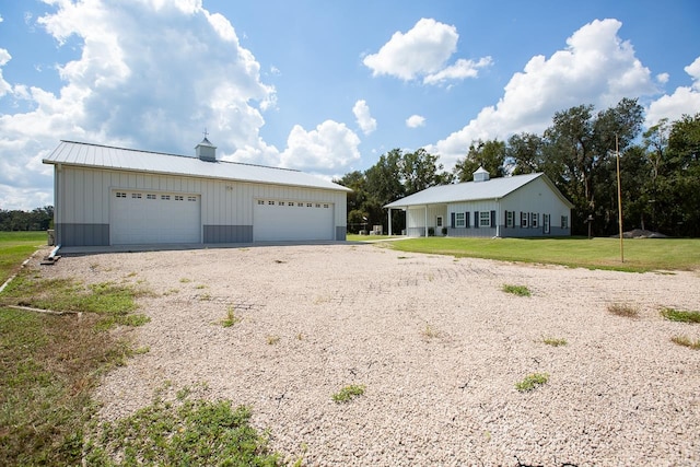 view of front of home with a front yard