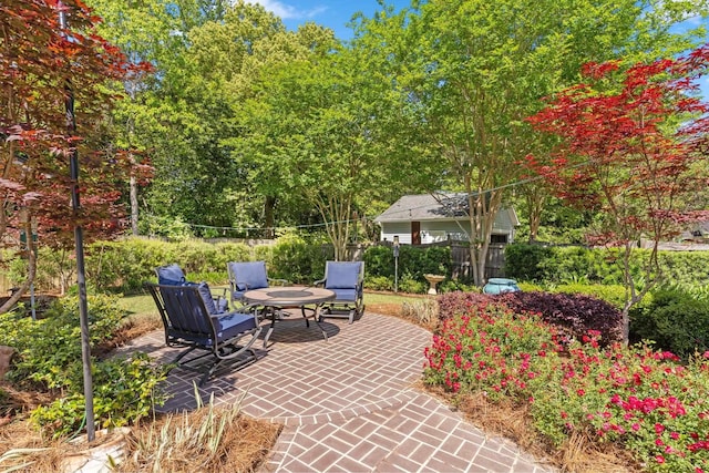 1216 Mitchell Ave, Tallahassee, FL 32303 - view of patio featuring fence