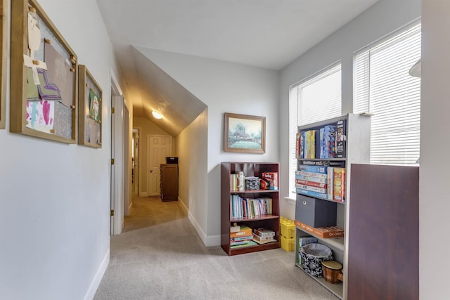 10446 Rose Rd, Tallahassee, FL 32311 - hall with carpet flooring and baseboards