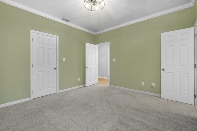 4012 Dutchess Ct, Tallahassee, FL 32309 - unfurnished bedroom with ornamental molding and carpet flooring