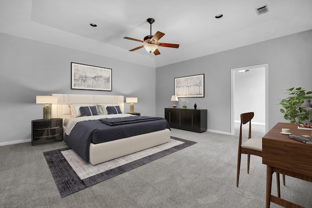 4012 Dutchess Ct, Tallahassee, FL 32309 - bedroom featuring carpet floors and a ceiling fan