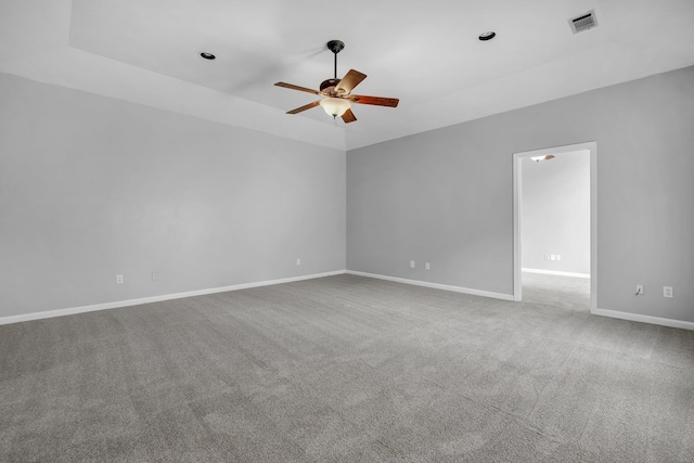 4012 Dutchess Ct, Tallahassee, FL 32309 - carpeted empty room featuring a ceiling fan and baseboards