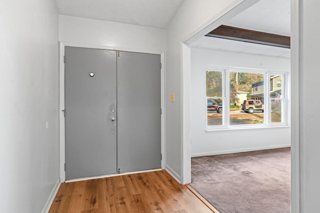 1909 Ermine Ct, Tallahassee, FL 32308 - entrance foyer with baseboards and wood finished floors