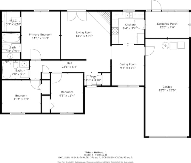 3268 Garcia Dr, Tallahassee, FL 32309 - property floor plan