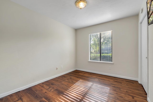 3268 Garcia Dr, Tallahassee, FL 32309 - empty room with baseboards and wood finished floors