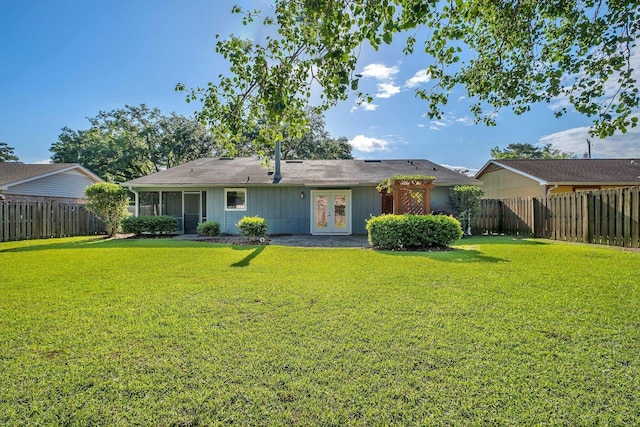 3268 Garcia Dr, Tallahassee, FL 32309 - back of property featuring french doors